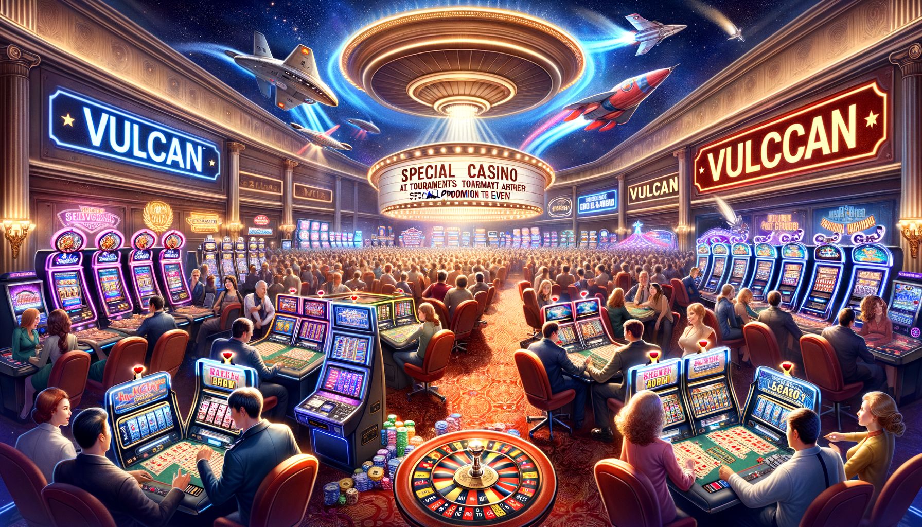Турниры и акции в казино Vulcan